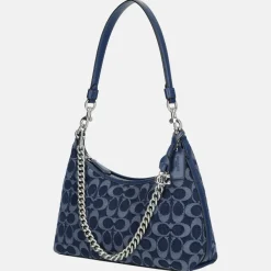 Schoudertassen^Coach Juliet schoudertas deep blue multi