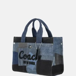 Handtassen^Coach Patchwork cargo handtas M denim multi