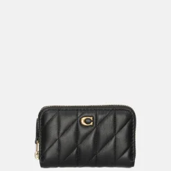 Dames Portemonnees^Coach quilting portemonnee small black