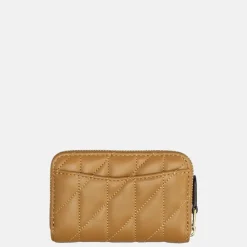 Dames Portemonnees^Coach quilting portemonnee small honey brown