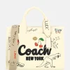 Handtassen^Coach Sketch print Cargo handtas M natural multi