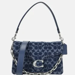 Schoudertassen^Coach Tabby Chain schoudertas deep blue multi