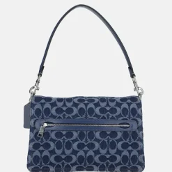 Schoudertassen^Coach Tabby Chain schoudertas deep blue multi