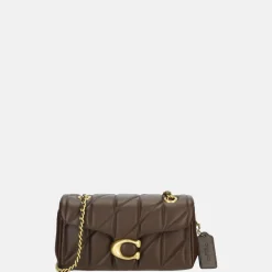 Schoudertassen^Coach Tabby Quilted crossbody tas 20' maple