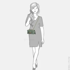 Crossbody Tassen^Coach Tabby Quilted crossbody tas 20' sage
