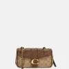 Schoudertassen^Coach Tabby Quilted schoudertas 20' tan brown