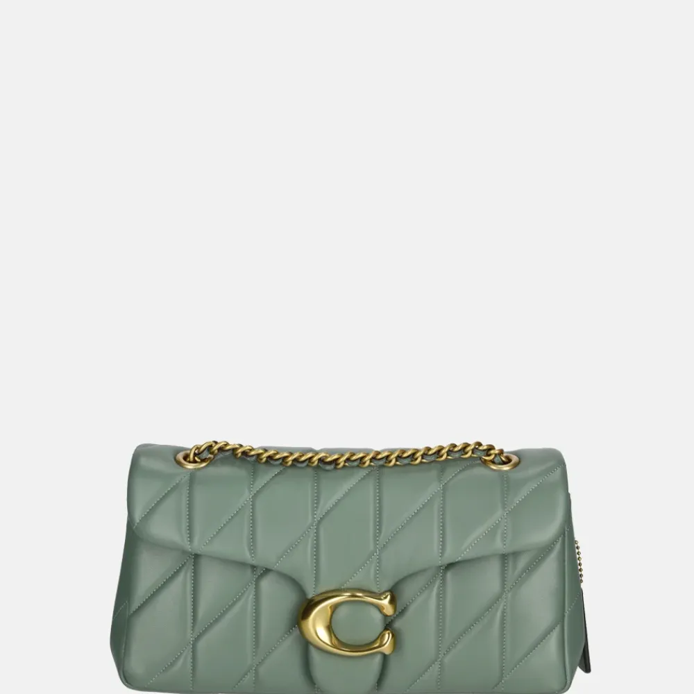 Schoudertassen^Coach Tabby Quilted schoudertas 26' sage