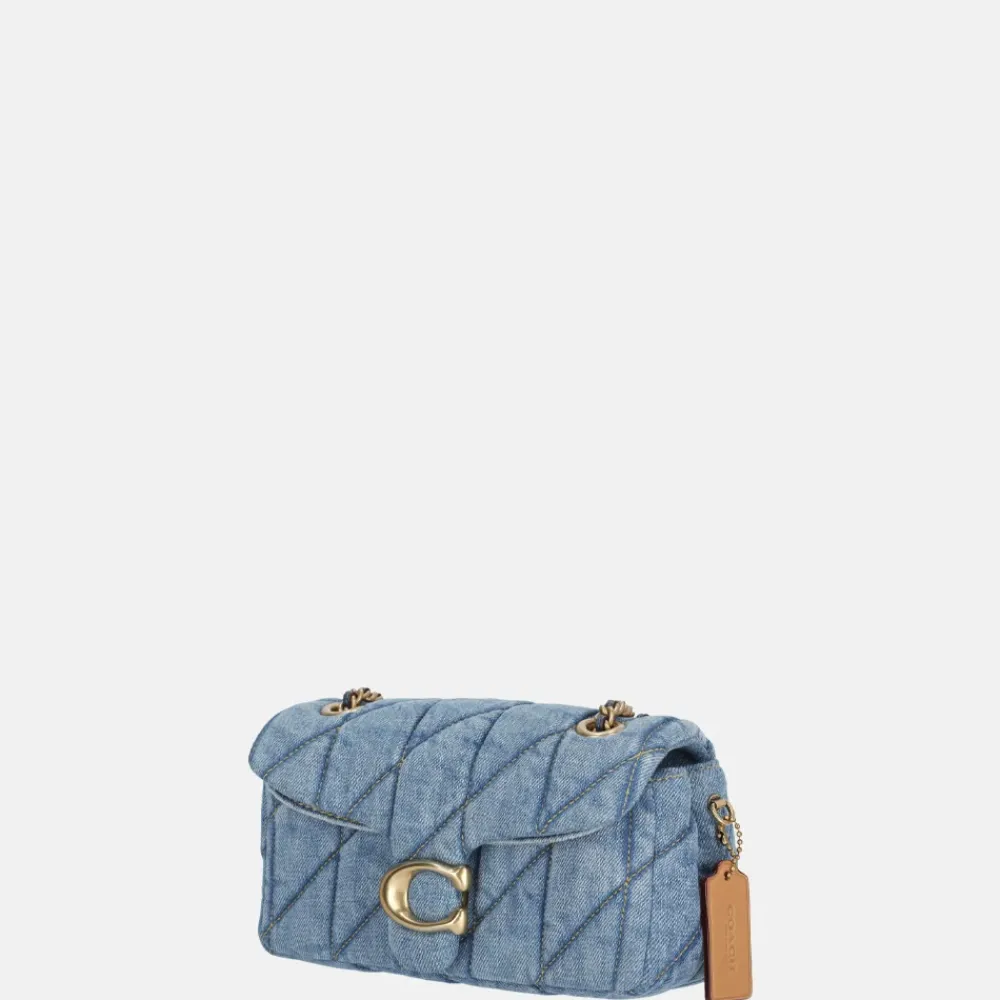 Schoudertassen^Coach Tabby Quilted schoudertas 20' indigo
