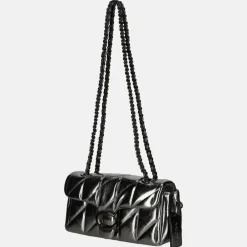 Schoudertassen^Coach Tabby Quilted schoudertas 20' metallic anthracite