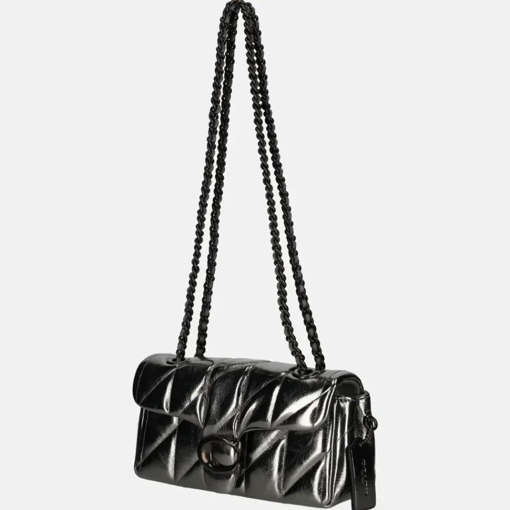 Schoudertassen^Coach Tabby Quilted schoudertas 20' metallic anthracite