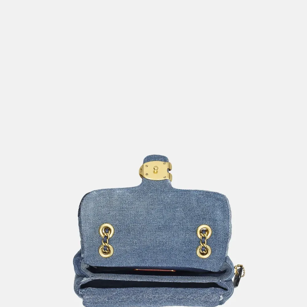 Schoudertassen^Coach Tabby Quilted schoudertas 20' denim multi