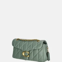 Schoudertassen^Coach Tabby Quilted schoudertas 26' sage