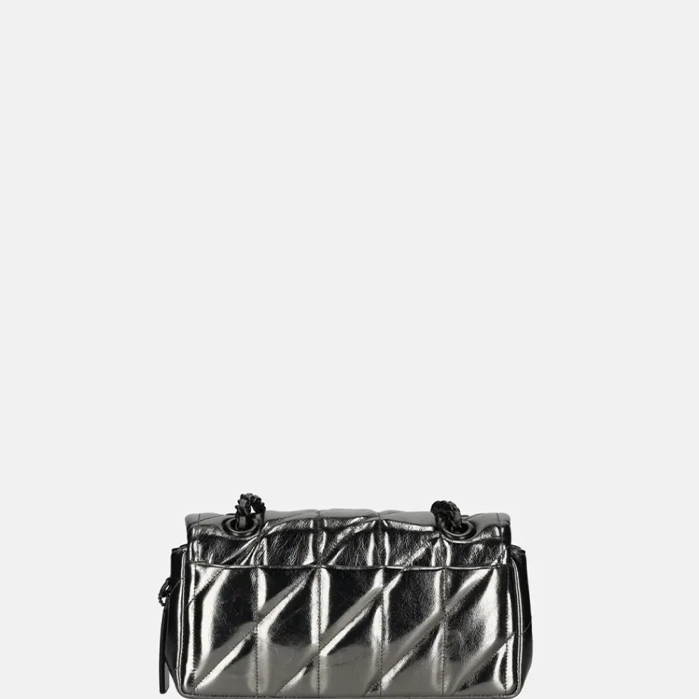 Schoudertassen^Coach Tabby Quilted schoudertas 20' metallic anthracite