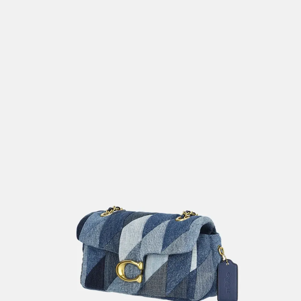 Schoudertassen^Coach Tabby Quilted schoudertas 20' denim multi