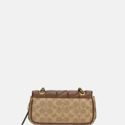 Schoudertassen^Coach Tabby Quilted schoudertas 20' tan brown