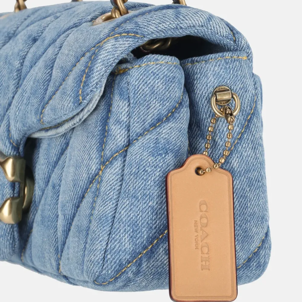 Schoudertassen^Coach Tabby Quilted schoudertas 20' indigo