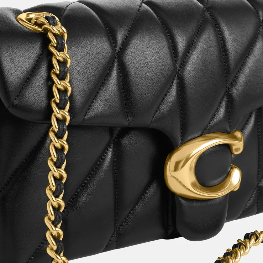 Schoudertassen^Coach Tabby Quilted schoudertas 26' black