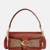 Schoudertassen^Coach Tabby schoudertas 26' tan rust