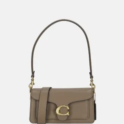 Schoudertassen^Coach Tabby schoudertas 20' langere band dark stone
