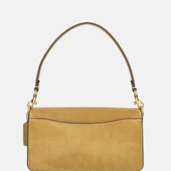 Schoudertassen^Coach Tabby schoudertas 26' suede sand (goud)