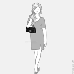 Schoudertassen^Coach Tabby schoudertas black