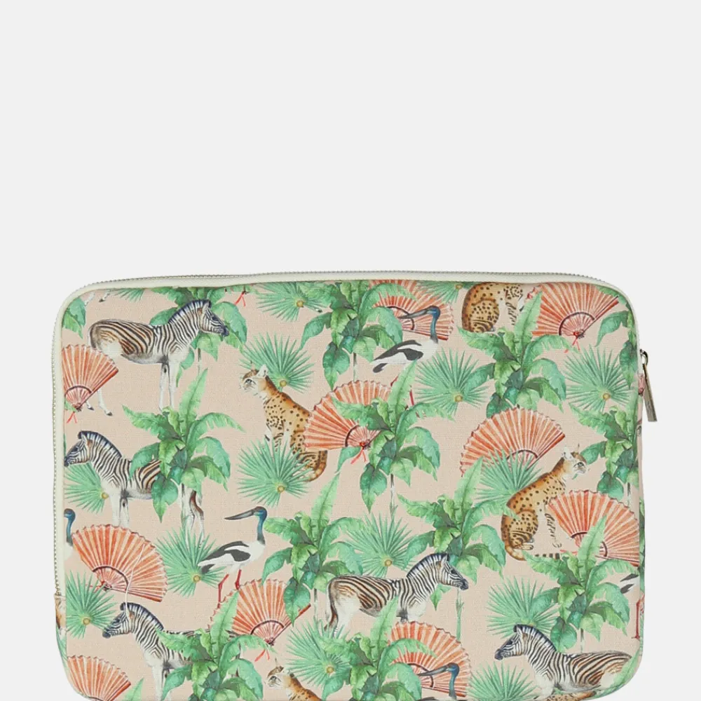 School Accessoires | Gepersonaliseerde Laptophoezen^Creative Lab Amsterdam laptophoes 13/14 inch sweet jungle