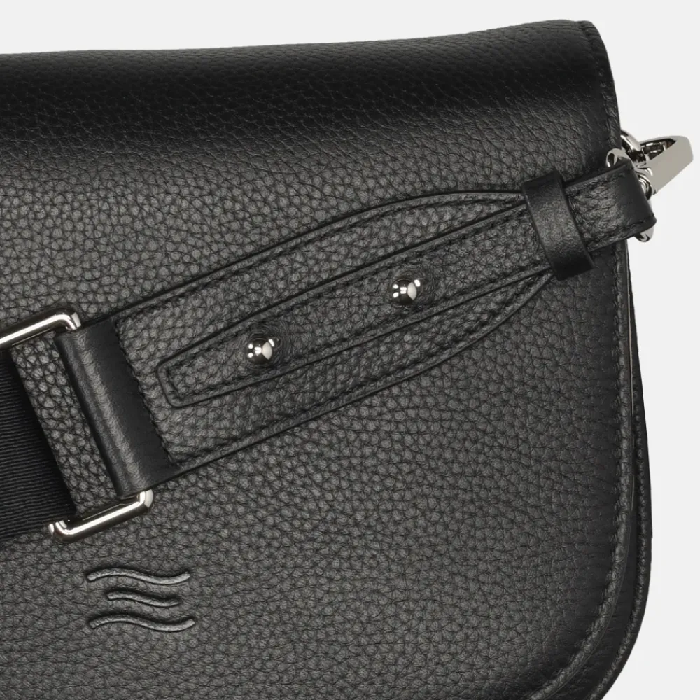 Crossbody Tassen^Crinkles crossbody tas black