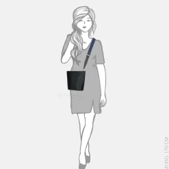 Crossbody Tassen^Crinkles crossbody tas S navy