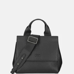 Handtassen^Crinkles handtas black