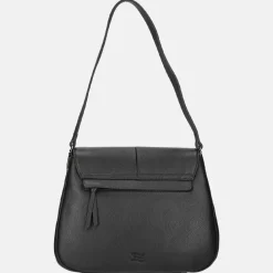 Schoudertassen^Crinkles schoudertas black