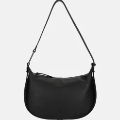 Schoudertassen^Crinkles schoudertas M black