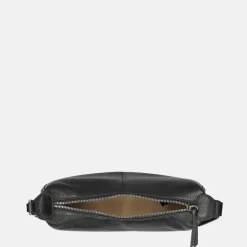Schoudertassen^Crinkles schoudertas M black