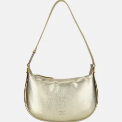 Schoudertassen^Crinkles schoudertas M gold
