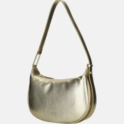 Schoudertassen^Crinkles schoudertas M gold