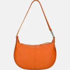 Schoudertassen^Crinkles schoudertas M orange