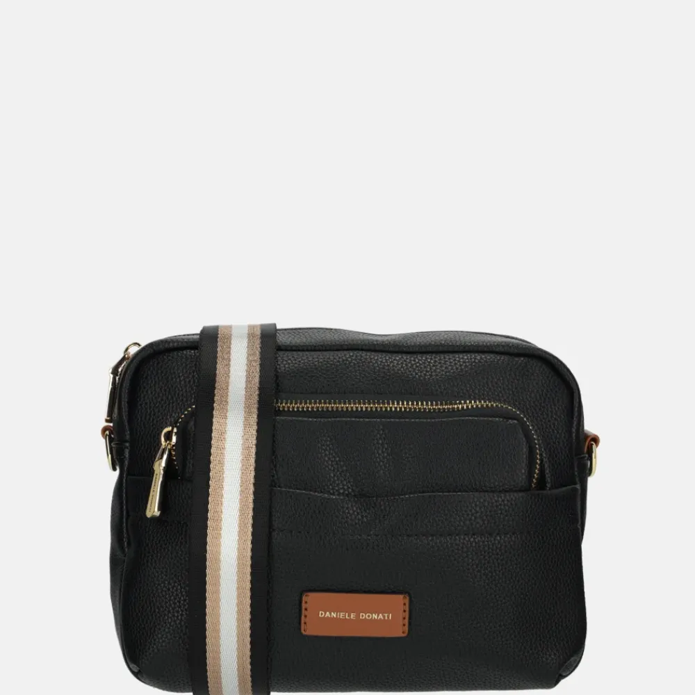 Crossbody Tassen^Daniele Donati crossbody tas black