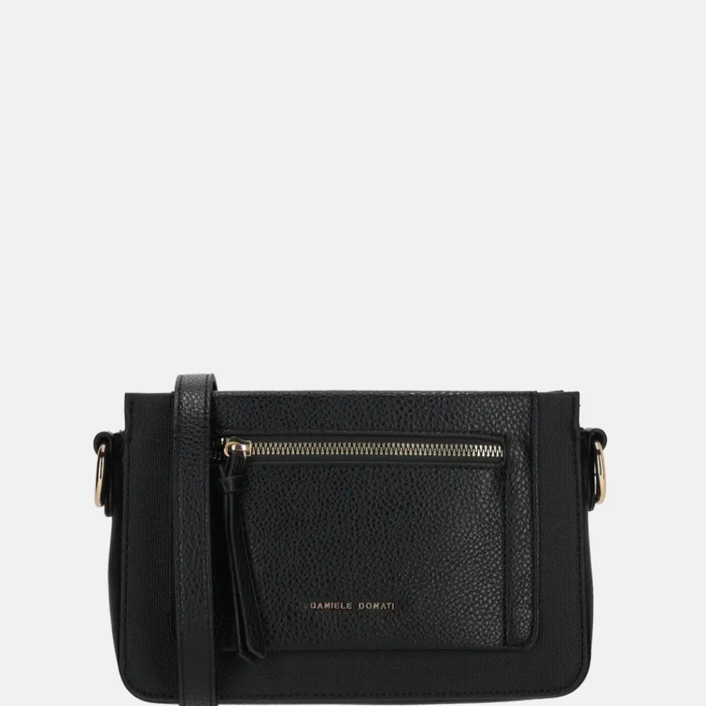 Crossbody Tassen^Daniele Donati crossbody tas black