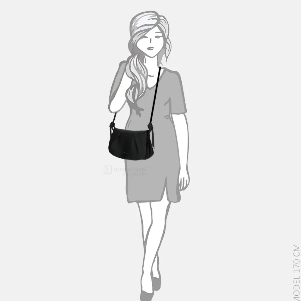 Crossbody Tassen^Daniele Donati crossbody tas black