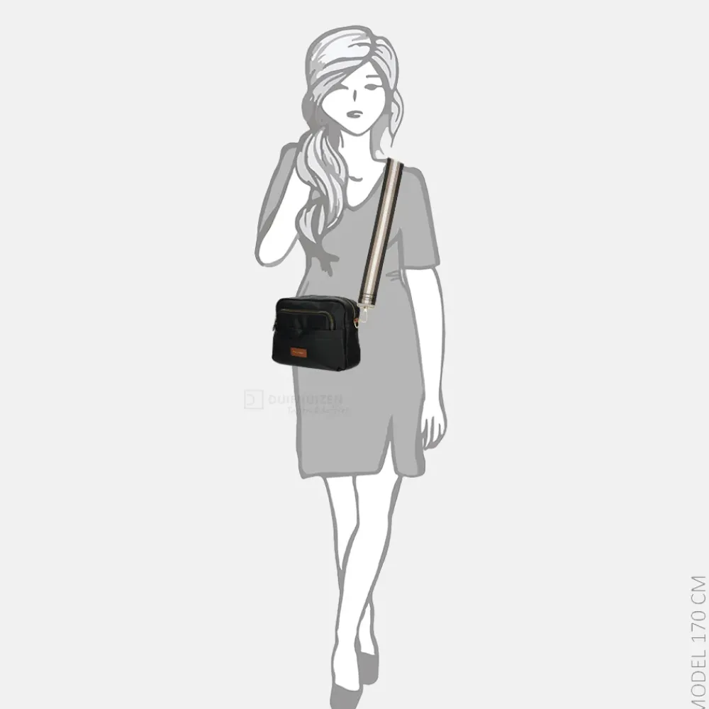 Crossbody Tassen^Daniele Donati crossbody tas black