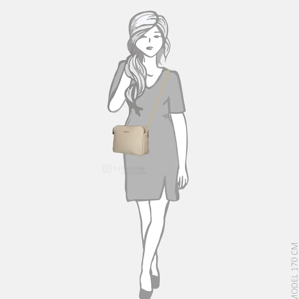 Crossbody Tassen^Daniele Donati crossbody tas beige