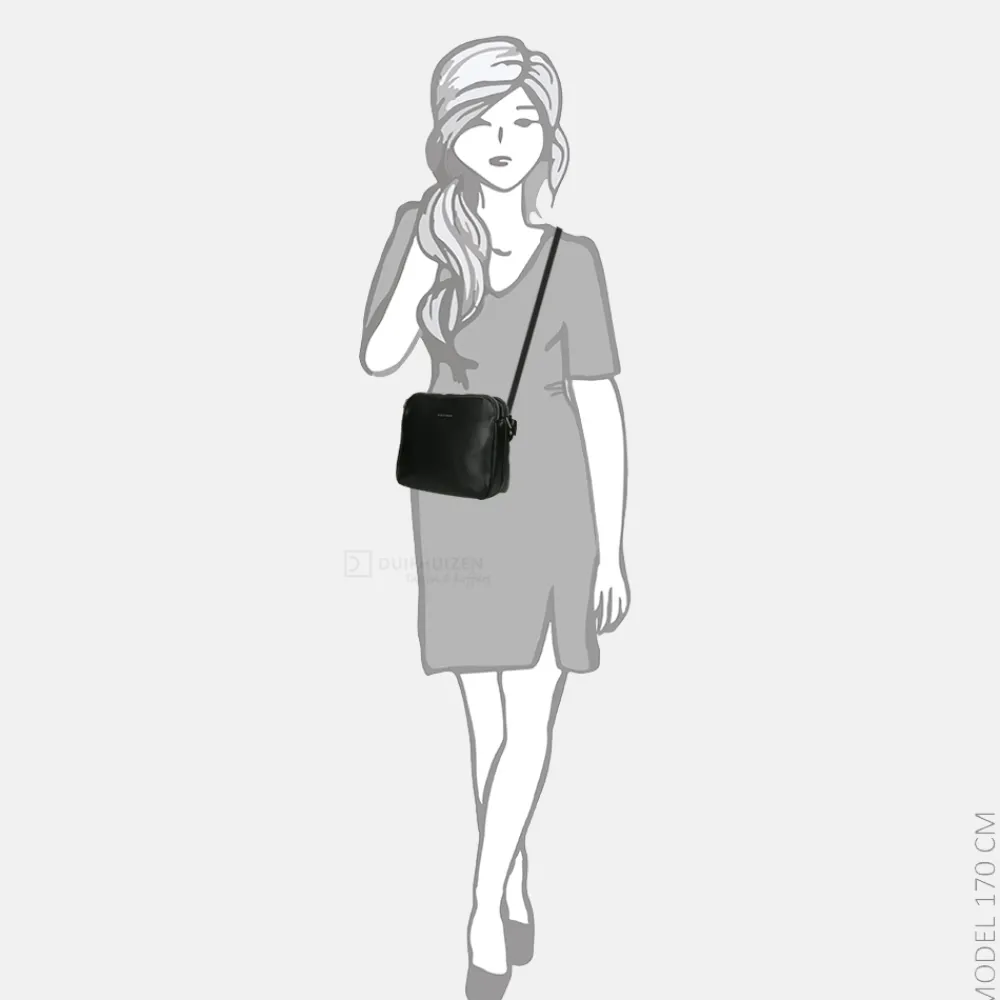 Crossbody Tassen^Daniele Donati crossbody tas black