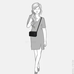 Crossbody Tassen^Daniele Donati crossbody tas black