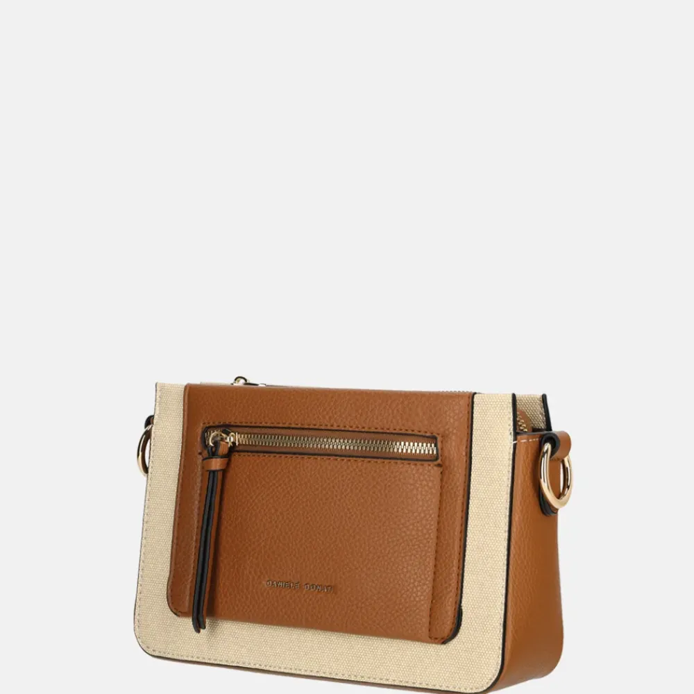 Crossbody Tassen^Daniele Donati crossbody tas camel