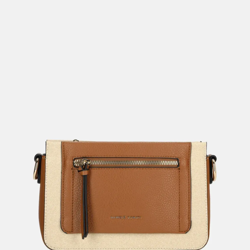 Crossbody Tassen^Daniele Donati crossbody tas camel