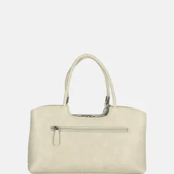 Handtassen^Daniele Donati handtas beige