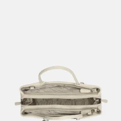 Handtassen^Daniele Donati handtas beige