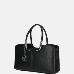 Schoudertassen^Daniele Donati handtas black