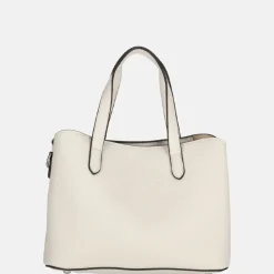 Handtassen^Daniele Donati handtas light beige