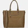 Handtassen^Daniele Donati handtas M dark taupe