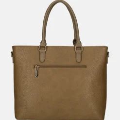 Handtassen^Daniele Donati handtas M dark taupe